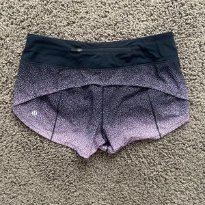 RARE lululemon speed up short 2.5